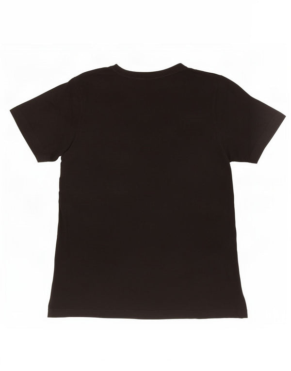 Puma Mens Graphic T-Shirt Top Medium Black Cotton