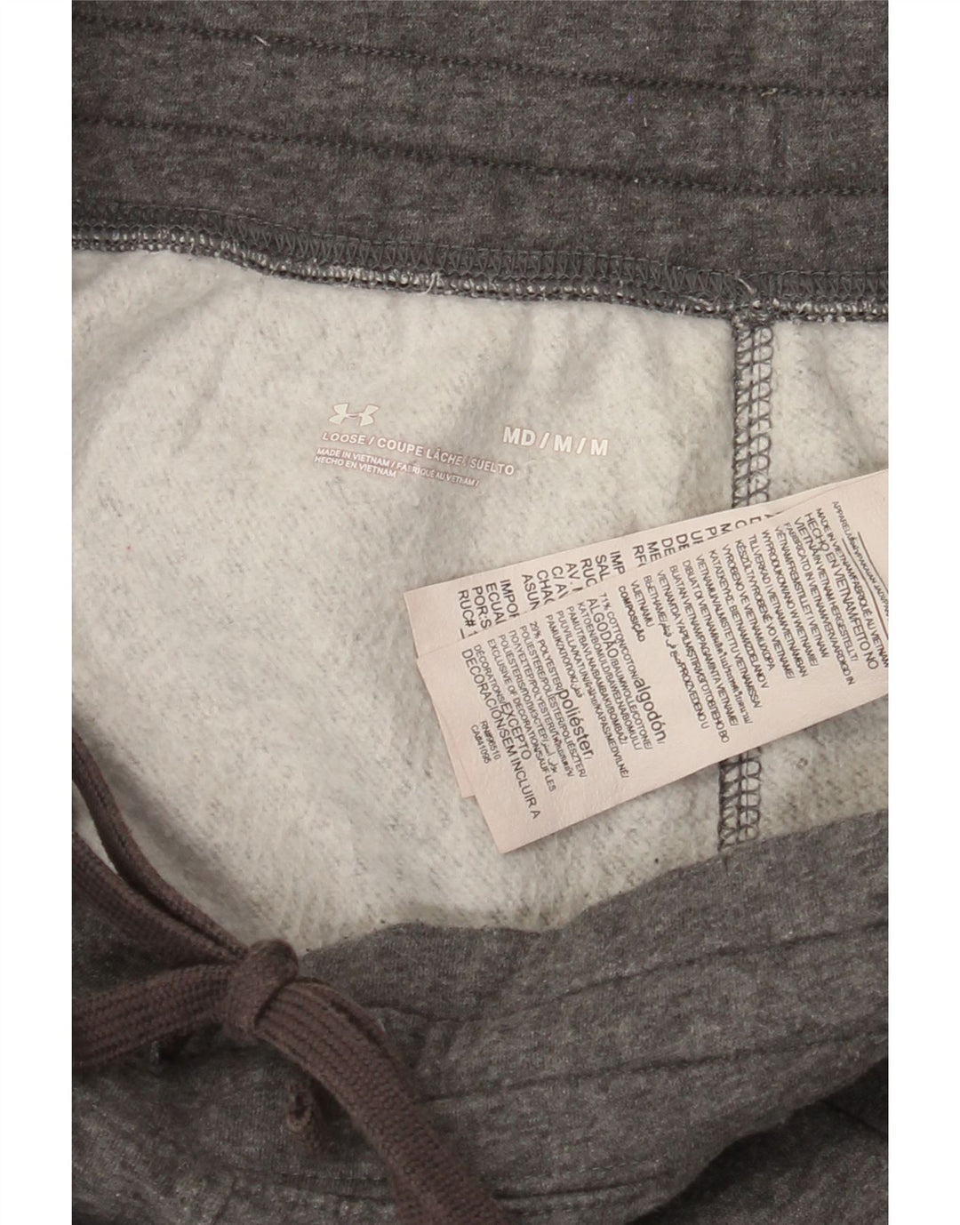 UNDER ARMOUR Mens Tracksuit Trousers Joggers Medium  Grey Colourblock Vintage Under Armour and Second-Hand Under Armour from Messina Hembry 