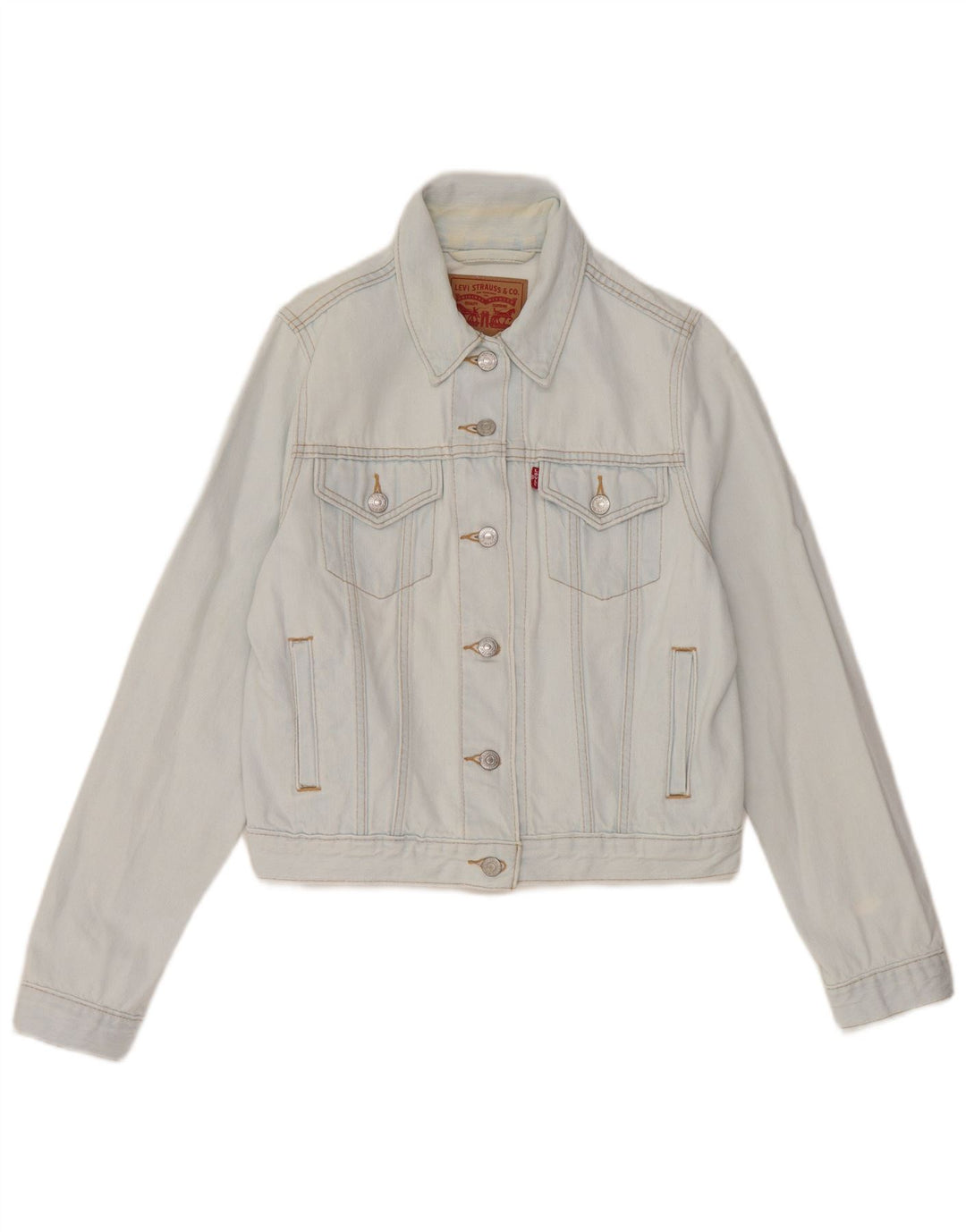 Levi's ženska jakna od kratkog trapera UK 12 Srednje plavi pamuk
