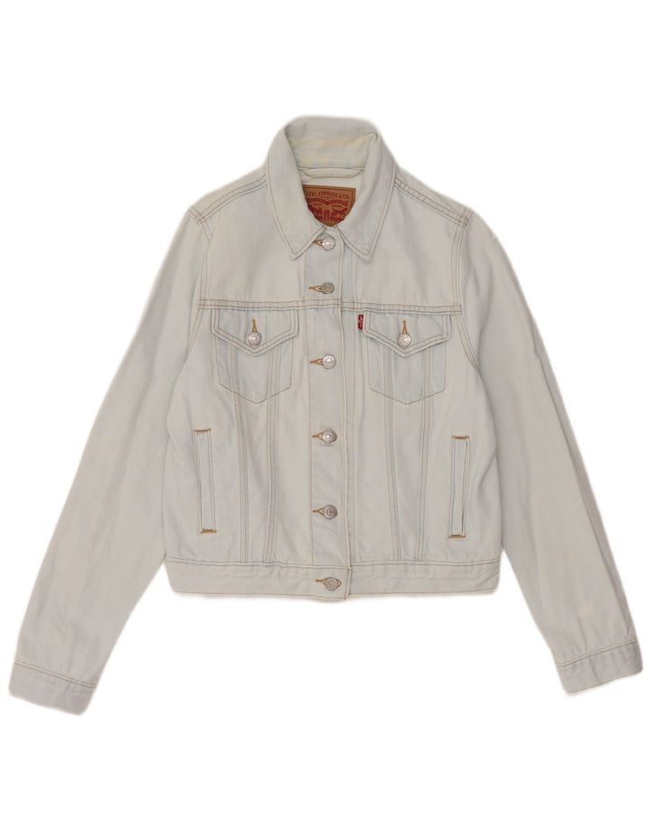 Levi's ženska jakna od kratkog trapera UK 12 Srednje plavi pamuk