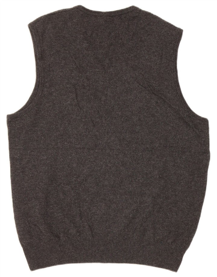 Canotta da uomo Joop IT 48 Medium Black Lana vergine screziata