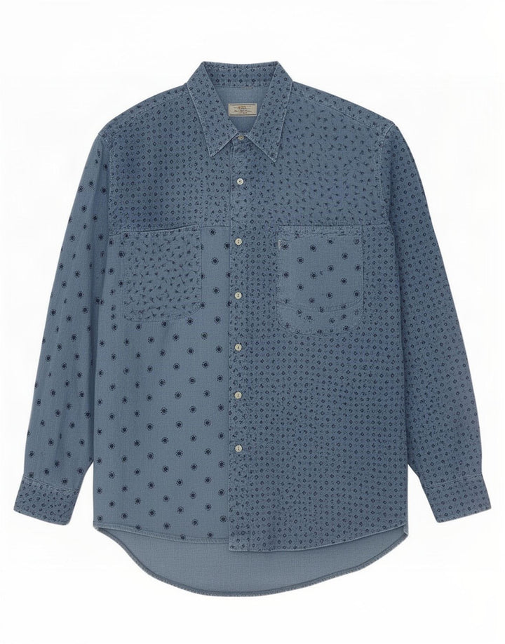 Levi's Chemise Homme Large Bleu Patchwork