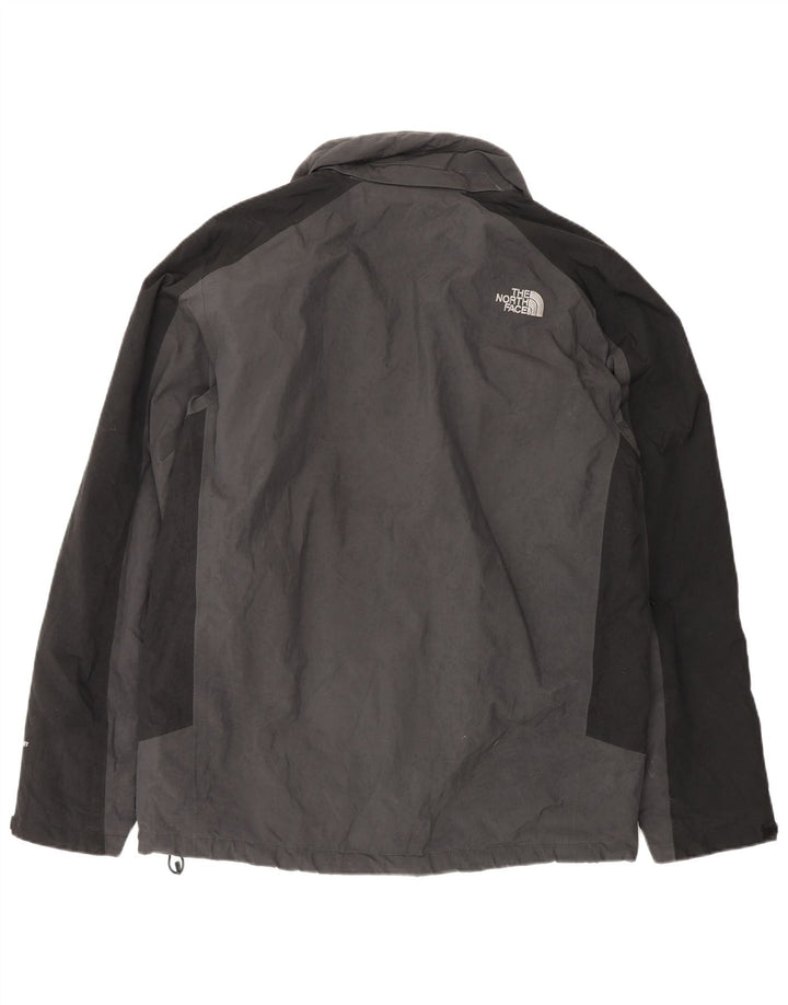 The North Face Mens Windbreaker Jacket UK 38 Medium Grey Colourblock Nylon