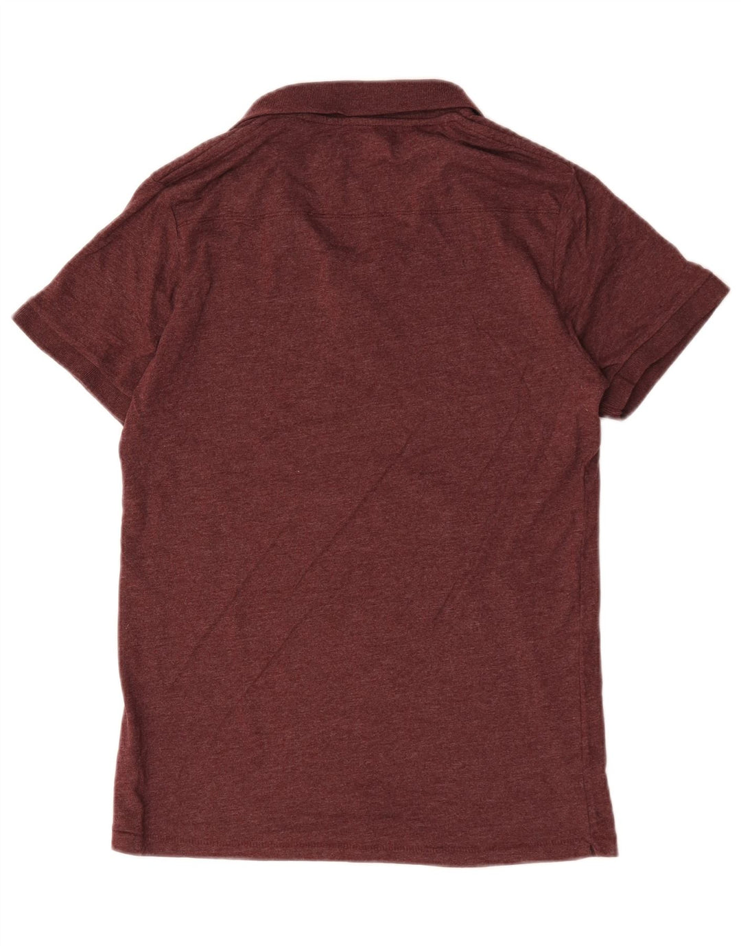 French Connection Polo Homme Coton Bordeaux Moyen