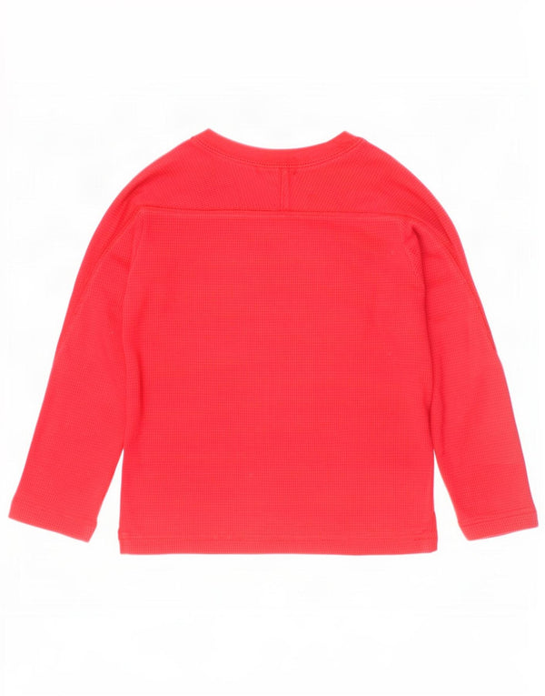 Polo Ralph Lauren Baby Boys Top Long Sleeve 18-24 Months Red Cotton