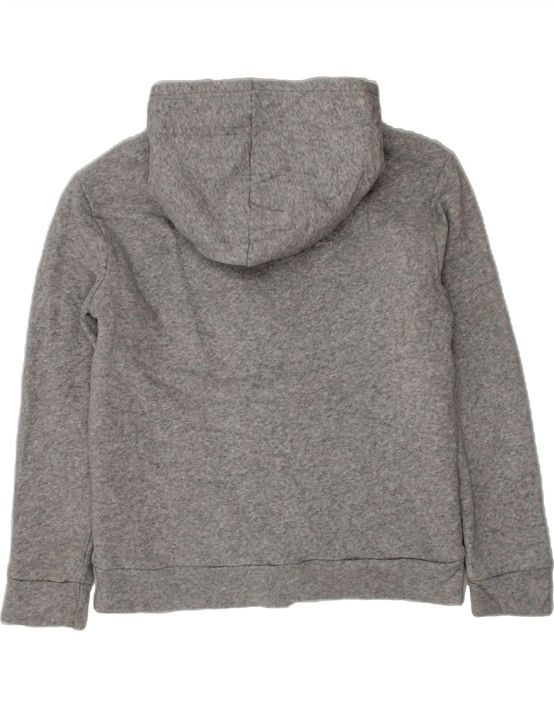 PUMA Girls Zip Hoodie Sweater 10-11 Years Large Grey Cotton Vintage Puma and Second-Hand Puma from Messina Hembry 