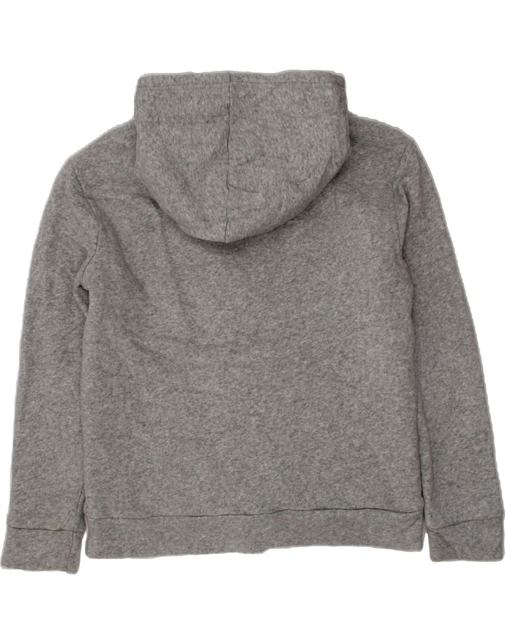 PUMA Girls Zip Hoodie Sweater 10-11 Years Large Grey Cotton Vintage Puma and Second-Hand Puma from Messina Hembry 