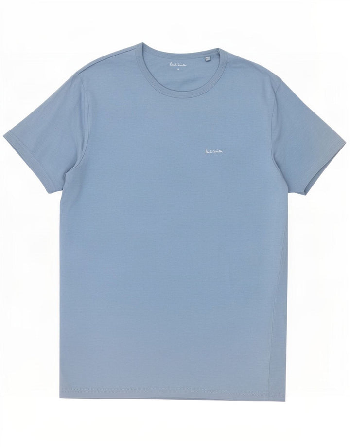Paul Smith Mens T-Shirt Top Small Blue Cotton