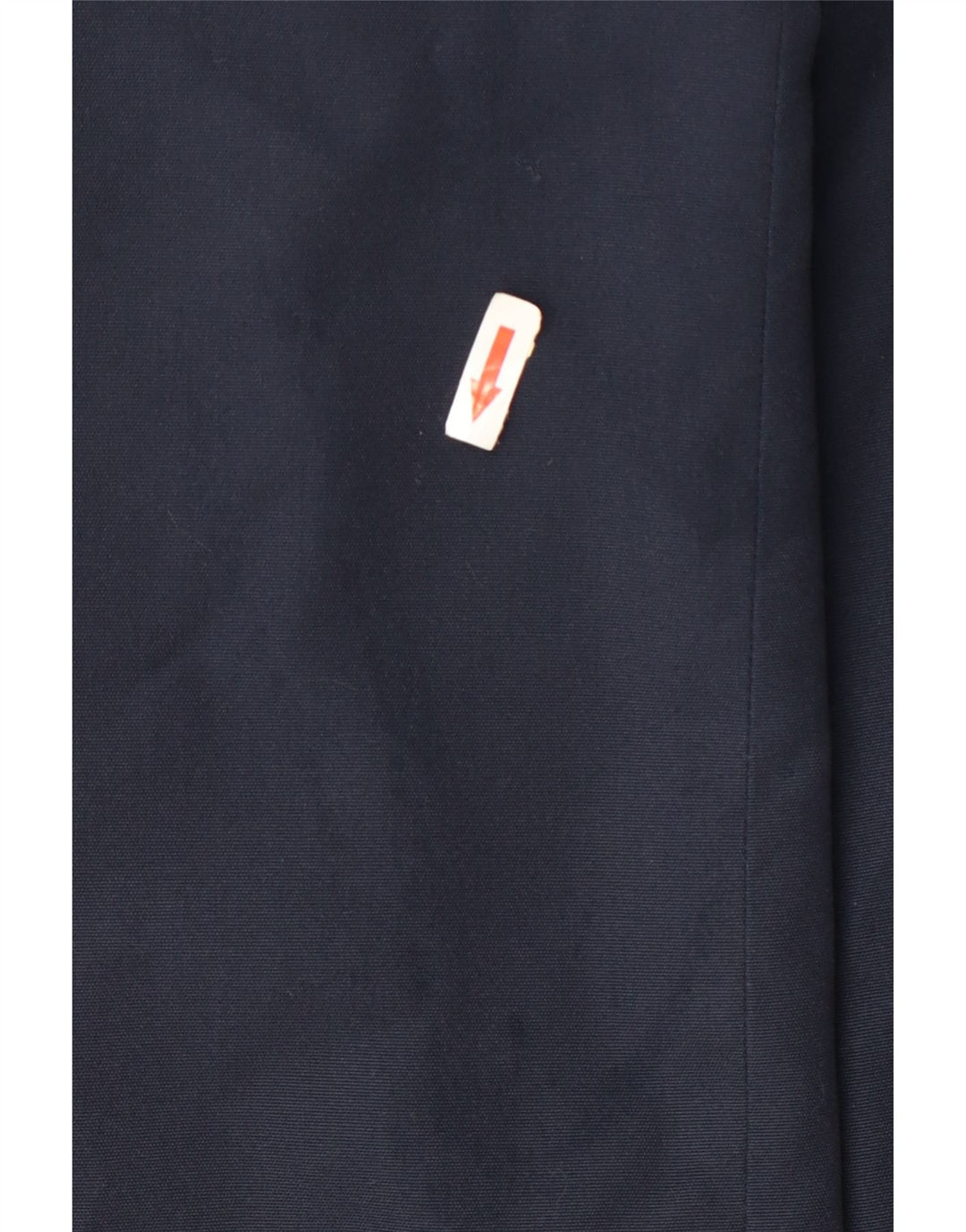 Dhobi Mens Overcoat UK 38 Medium Navy Blue Polyester