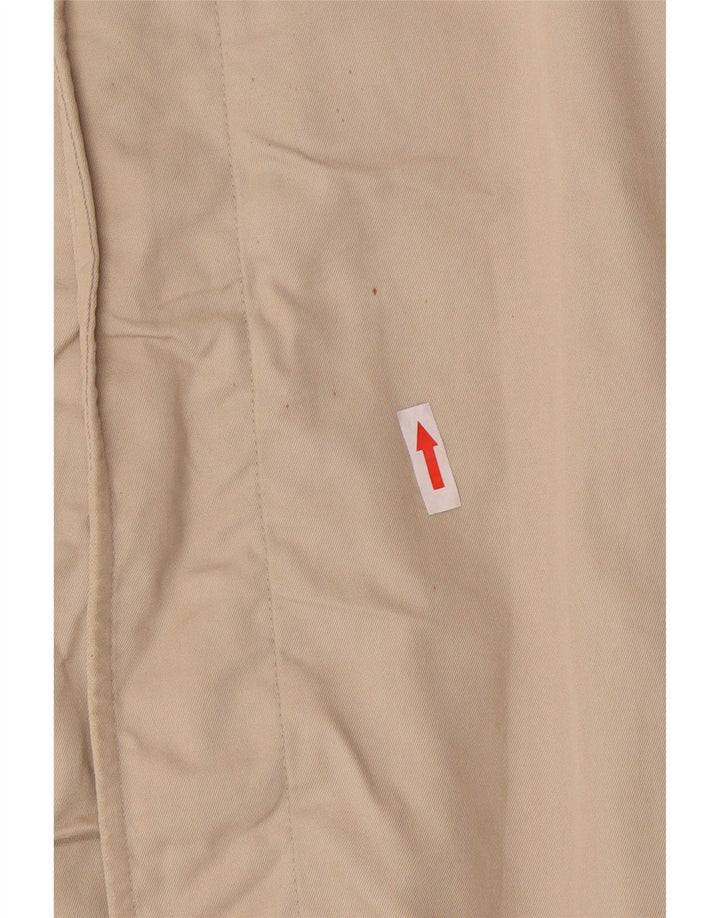 Aquascutum Mens Overcoat UK 40 Large Beige Cotton