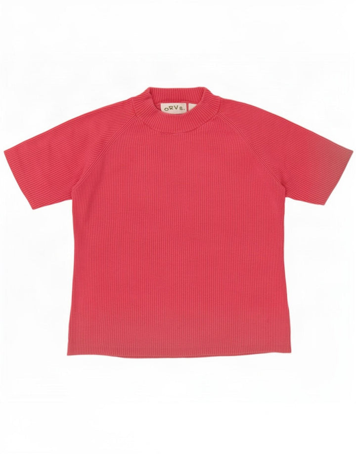 Orvis Tricou pentru femei Top UK 14 Medium Red Silk