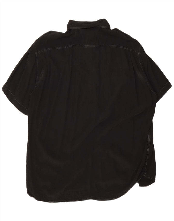 Camicia a maniche corte alta da uomo Cacharel XL nera