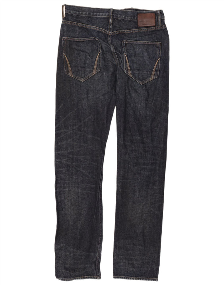 All Saints Mens Slim Jeans W32 L33 Navy Blue Cotton