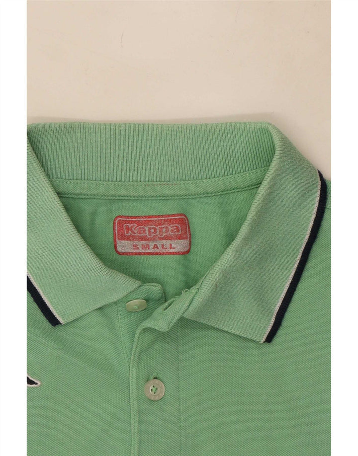 Camisa polo masculina Kappa pequena verde