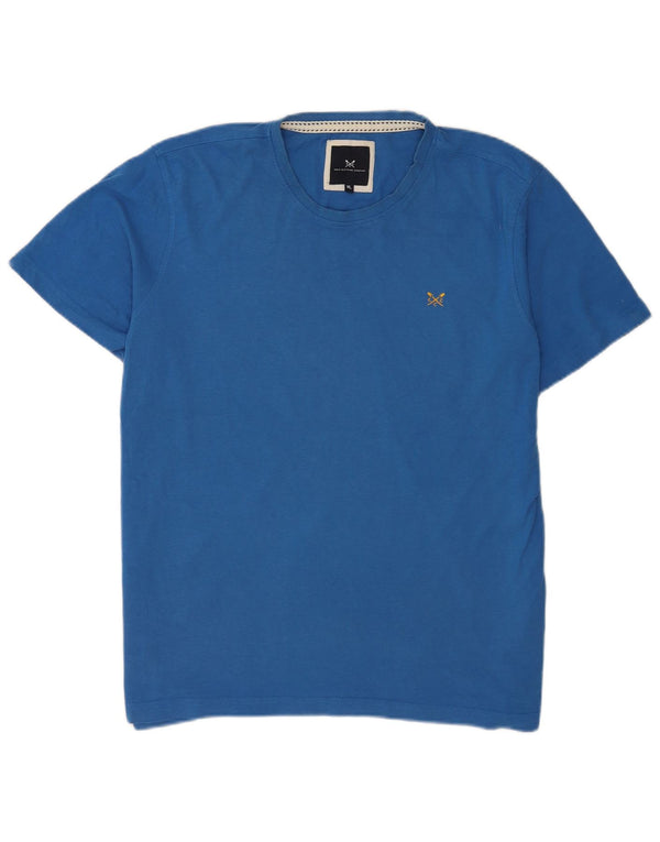 Crew Clothing T-shirt da uomo a maniche corte Top XL in cotone blu