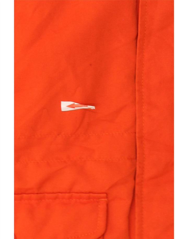 GAP Boys Hooded Parka Jacket 11-12 Years XL Orange Polyester