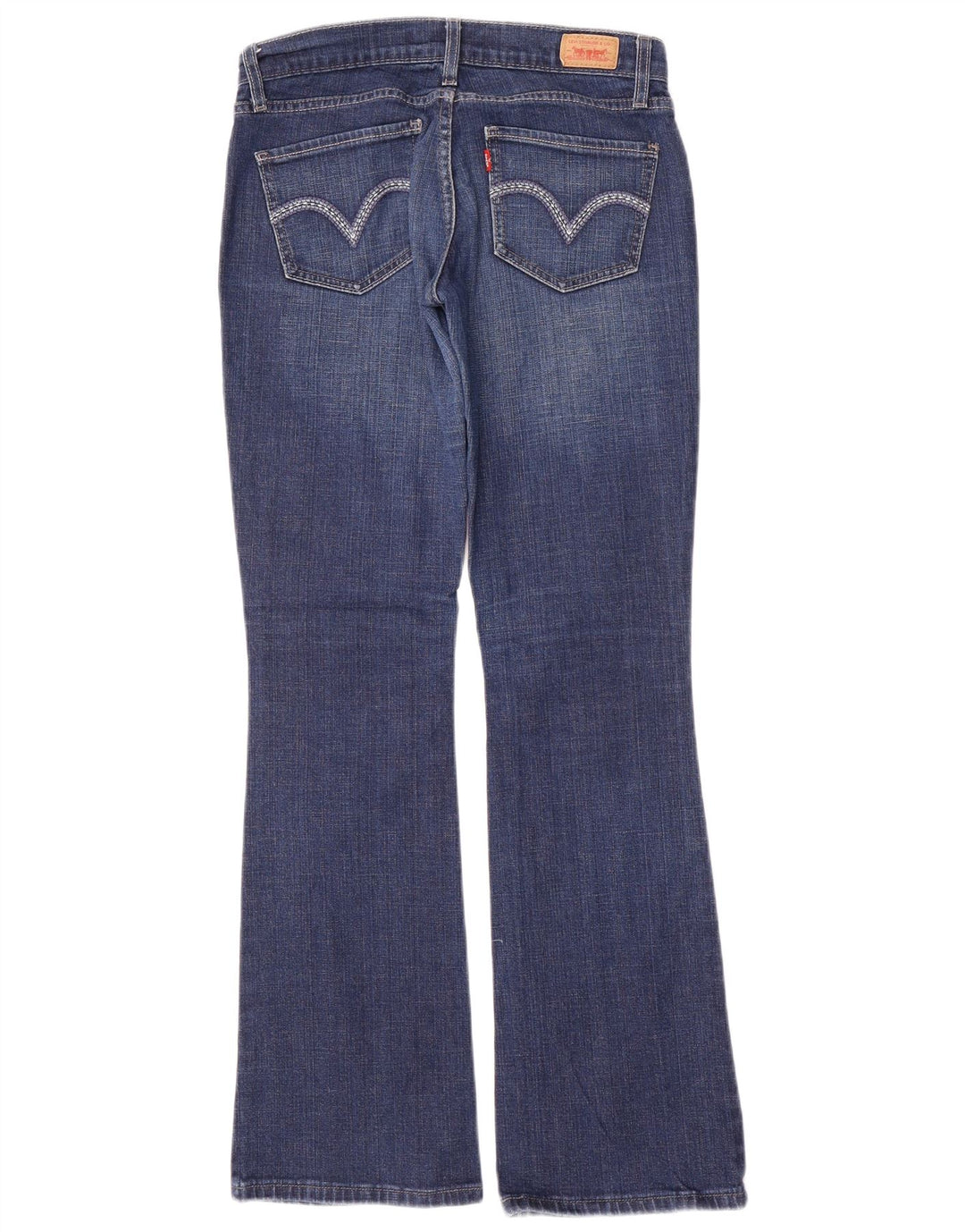 Levi's Womens 524 Low Waist Bootcut Jeans US 5 Medium W30 L32 Blue Cotton
