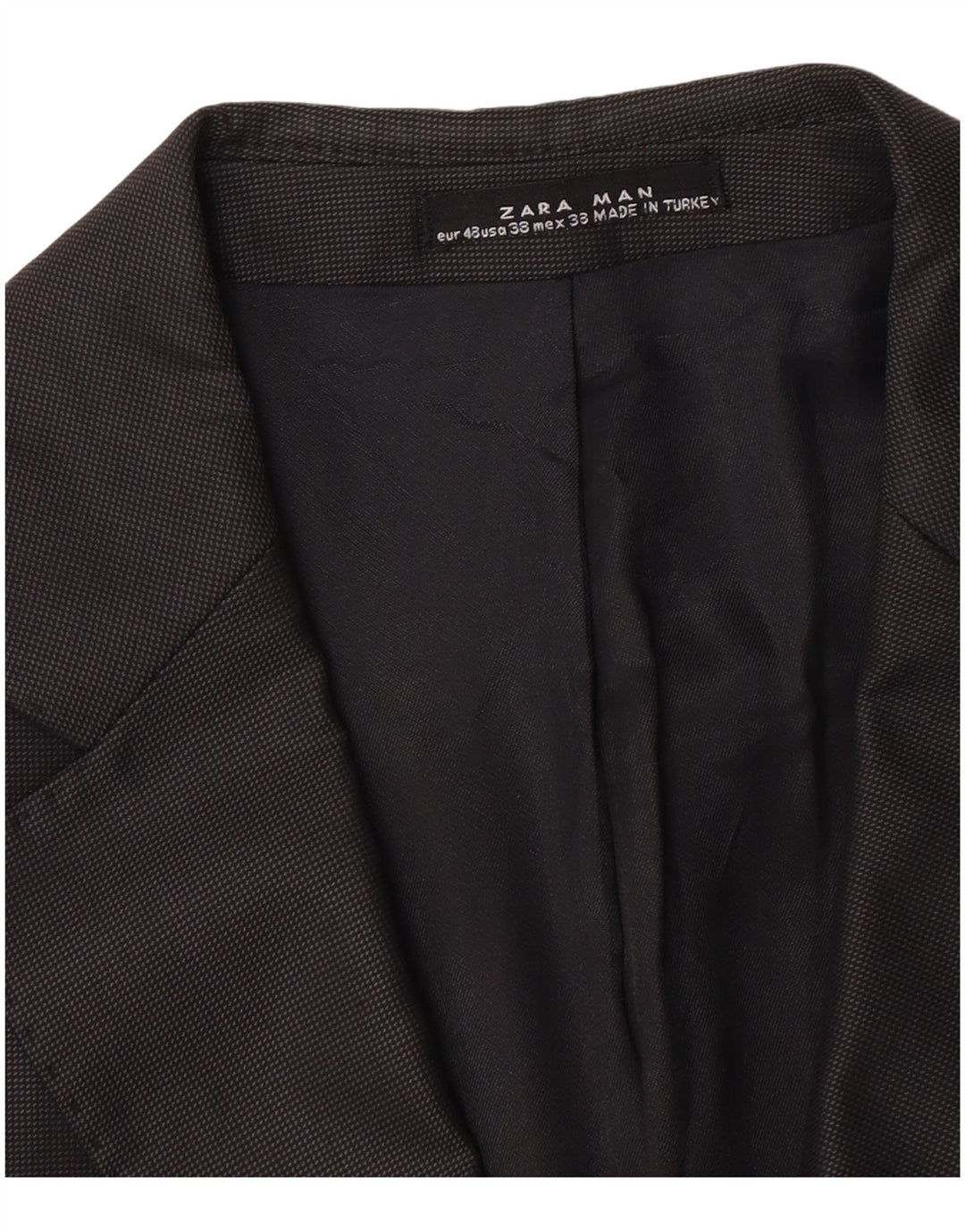 Giacca blazer a 2 bottoni da uomo Zara EU 48 media nera