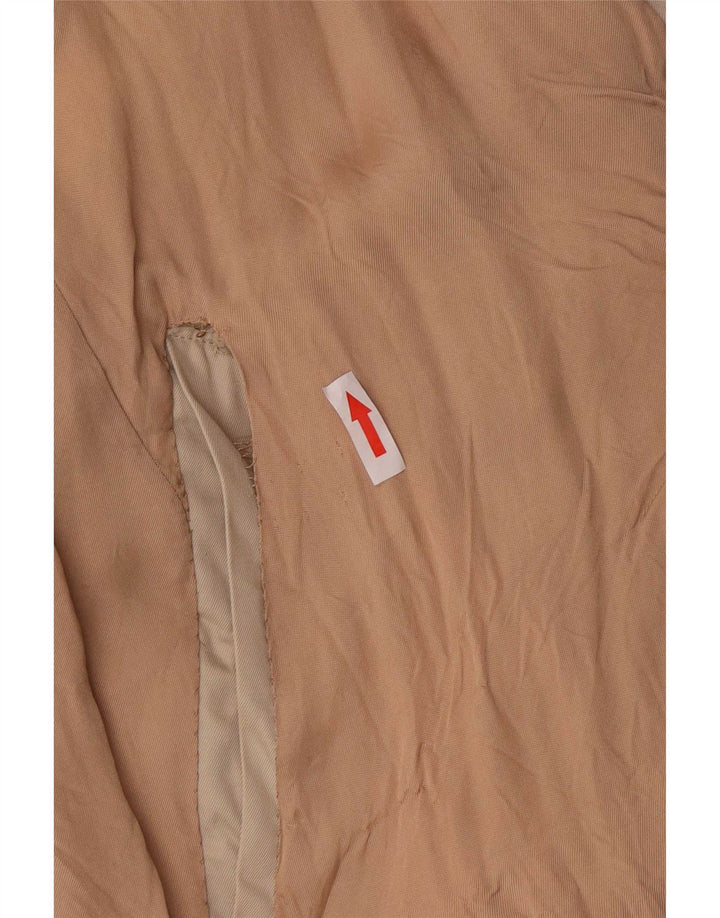 Aquascutum Mens Overcoat UK 40 Large Beige Cotton