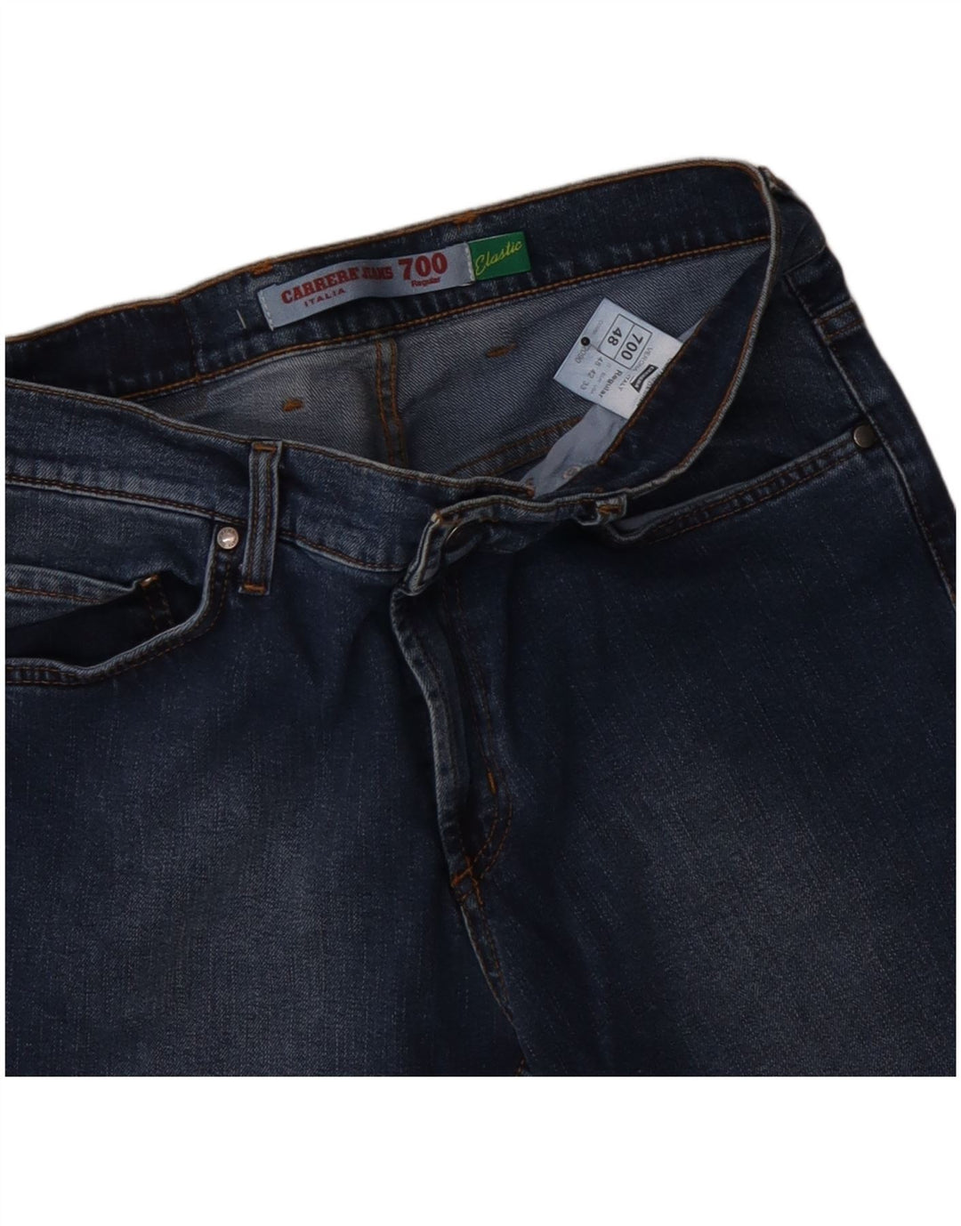 Carrera Mens 700 Regular Straight Jeans IT 48 Medium W32 L30 Blue Cotton