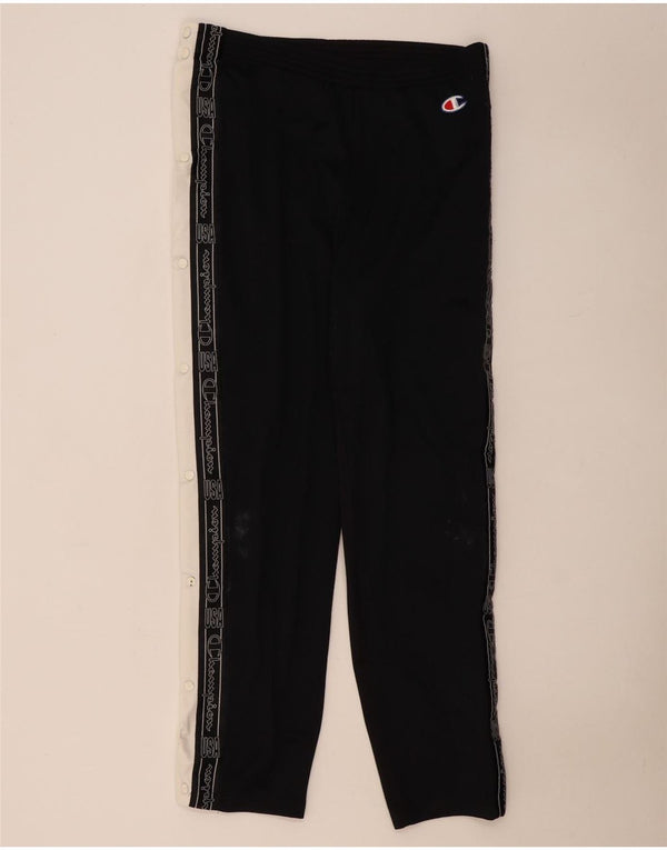 Champion Mens Graphic Tracksuit Trousers Medium Black Colourblock