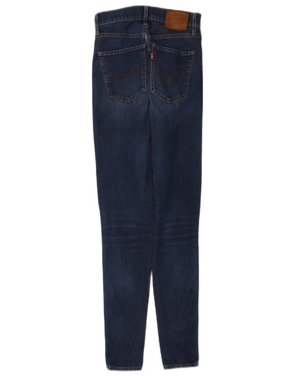 Levi's Dame Mile High Super Skinny Jeans W25 L30 Marineblå Bomuld