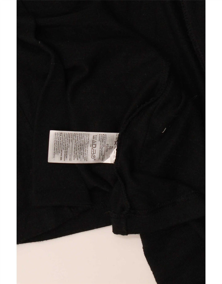 Gap Womens Oversized Open Cardigan Sweater UK 18 XL Black Polyester