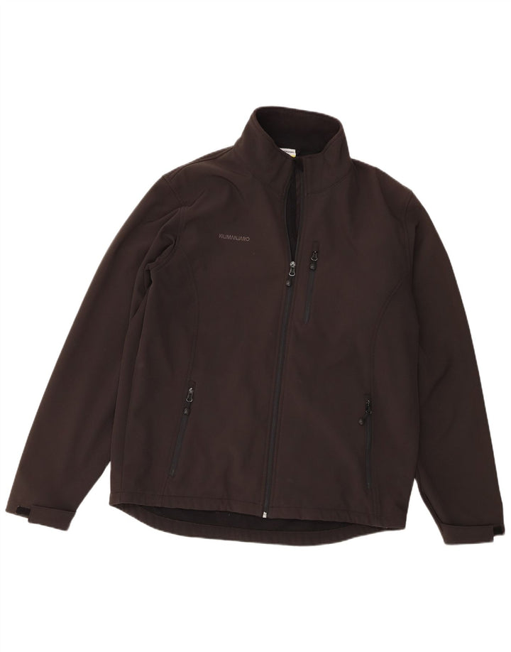 Kilimanjaro Mens Windbreaker Jacket UK 42 XL Black Polyester