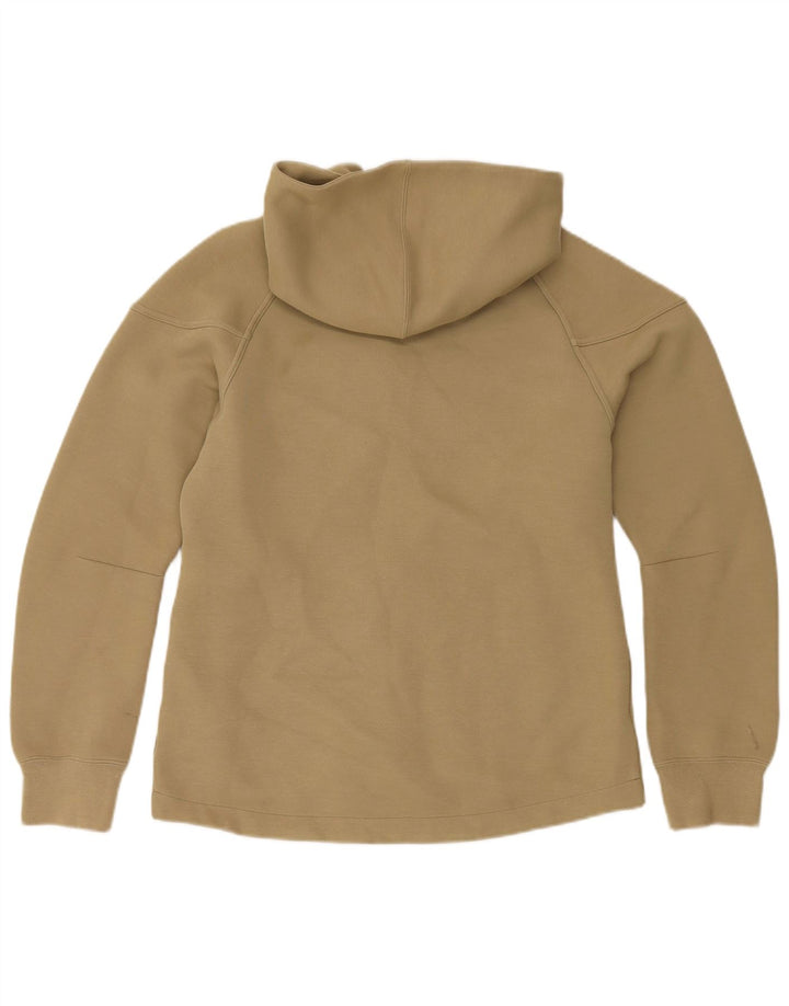 Nike Pull à capuche zippé en coton kaki moyen pour homme