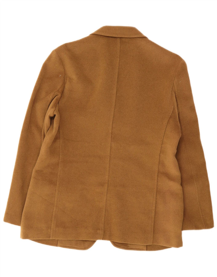 Cerruti Dame 3-knaps blazerjakke UK 16 Stor brun polyester