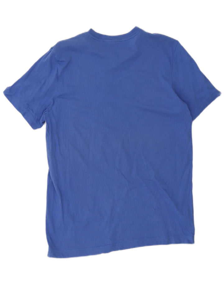 Adidas Mens Graphic T-Shirt Top Medium Blue