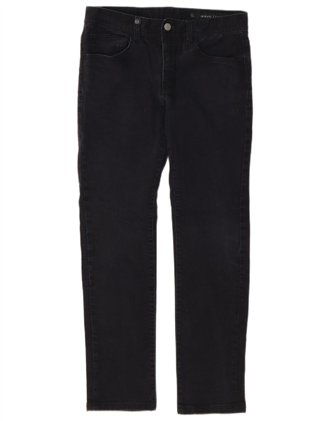 Armani Exchange Damen Slim Jeans W31 L29 Schwarze Baumwolle