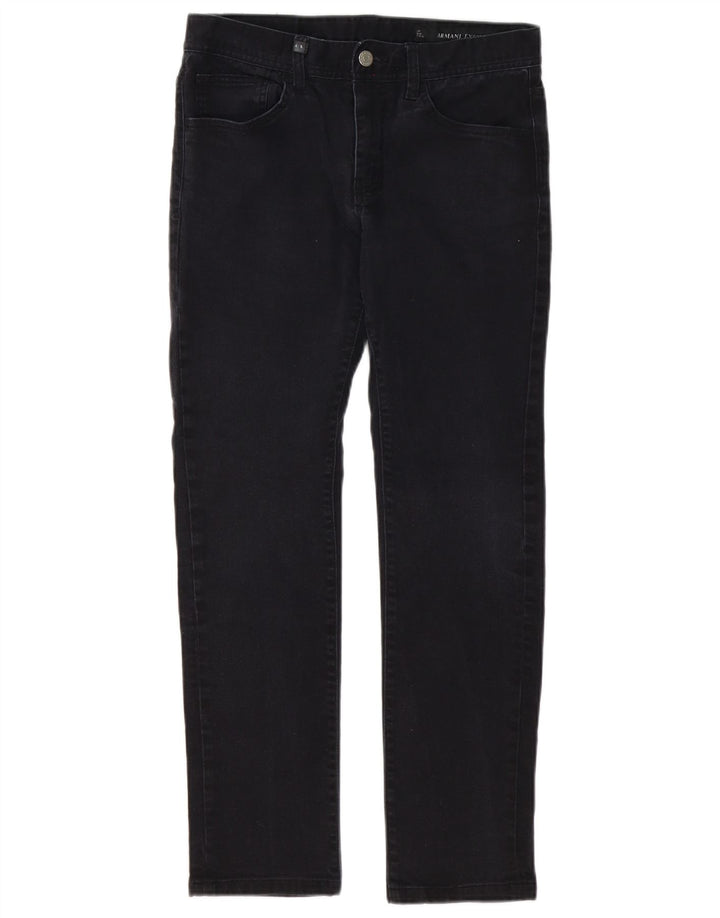 Armani Exchange Damen Slim Jeans W31 L29 Schwarze Baumwolle