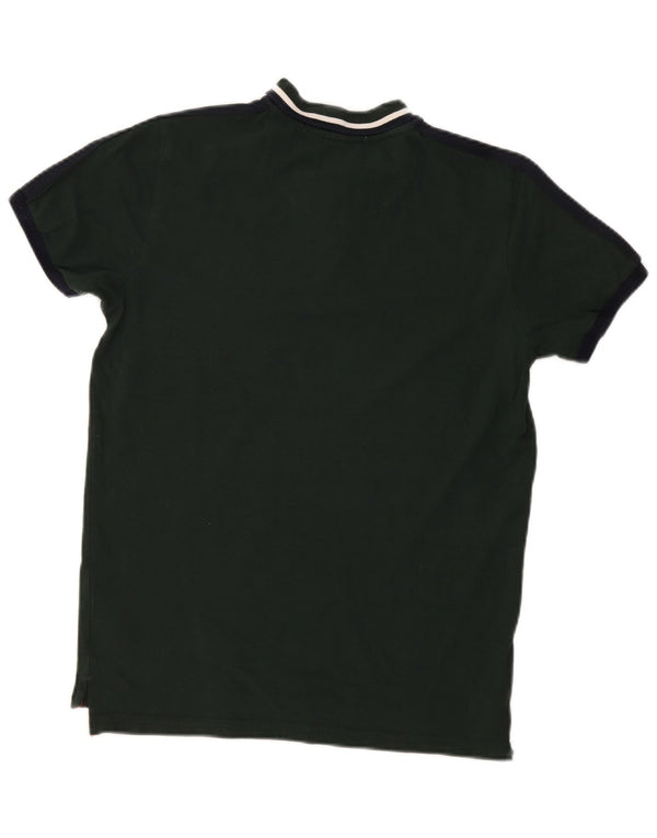 Le Shark Mens Polo Shirt Medium Green Cotton