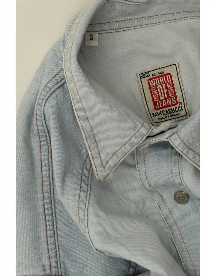 Camisa Casucci Hombre Pequeña Azul