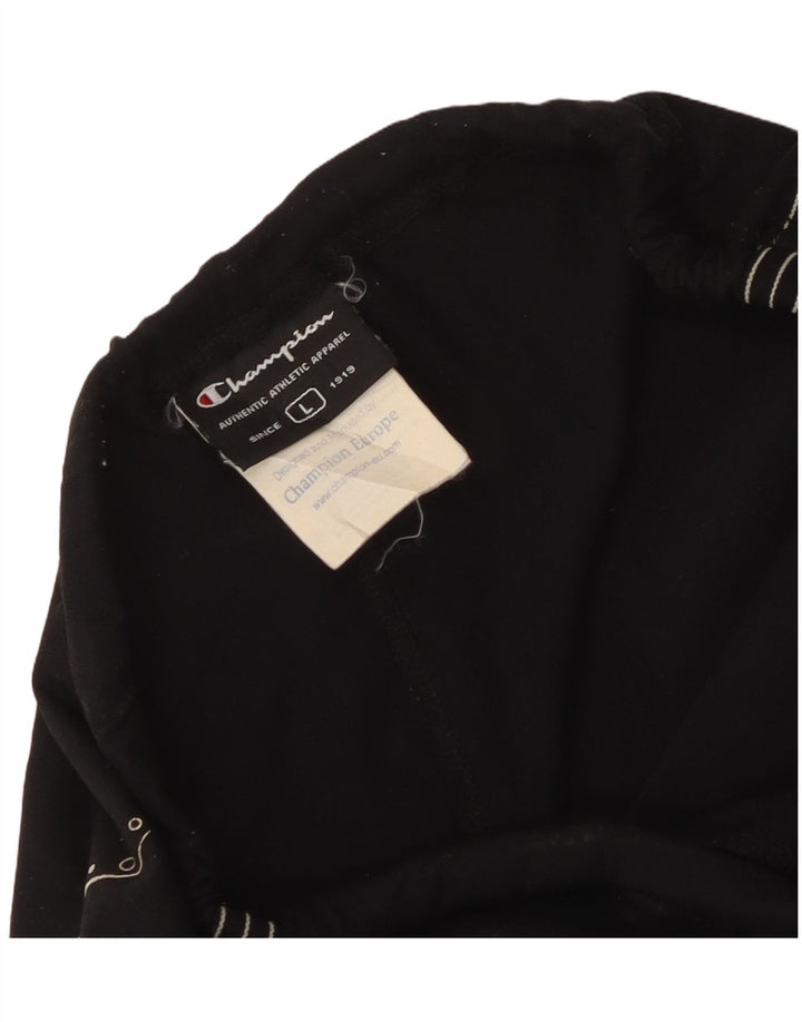 Champion Pantalon De Survêtement Femme UK 16 Large Noir Polyamide