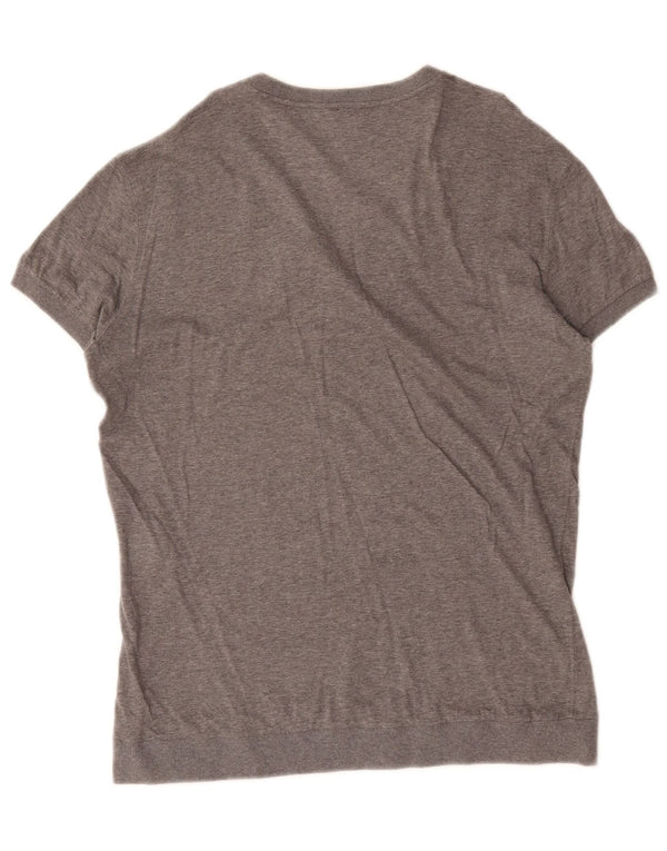 Dolce & Gabbana Herre T-shirt Top Medium Grey Flecked Bomuld
