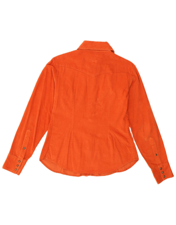 Marlboro Classics Damen Langarmshirt UK 10 Small Orange Classic