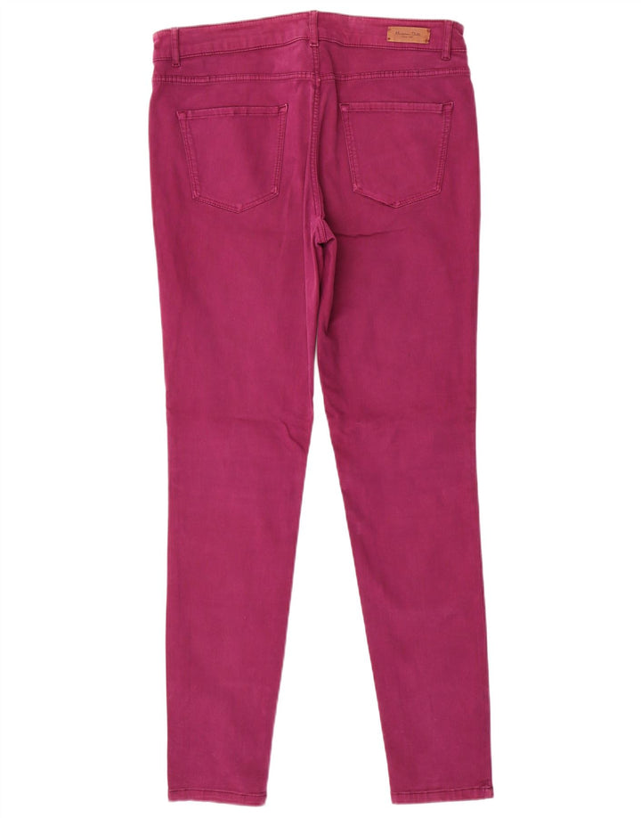 Massimo Dutti Womens Skinny Jeans EU 40 Medium W30 L30 Purple
