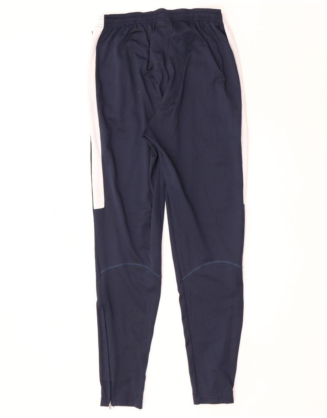 Nike Mens Dri Fit Tracksuit Trousers Small  Navy Blue Colourblock Polyester