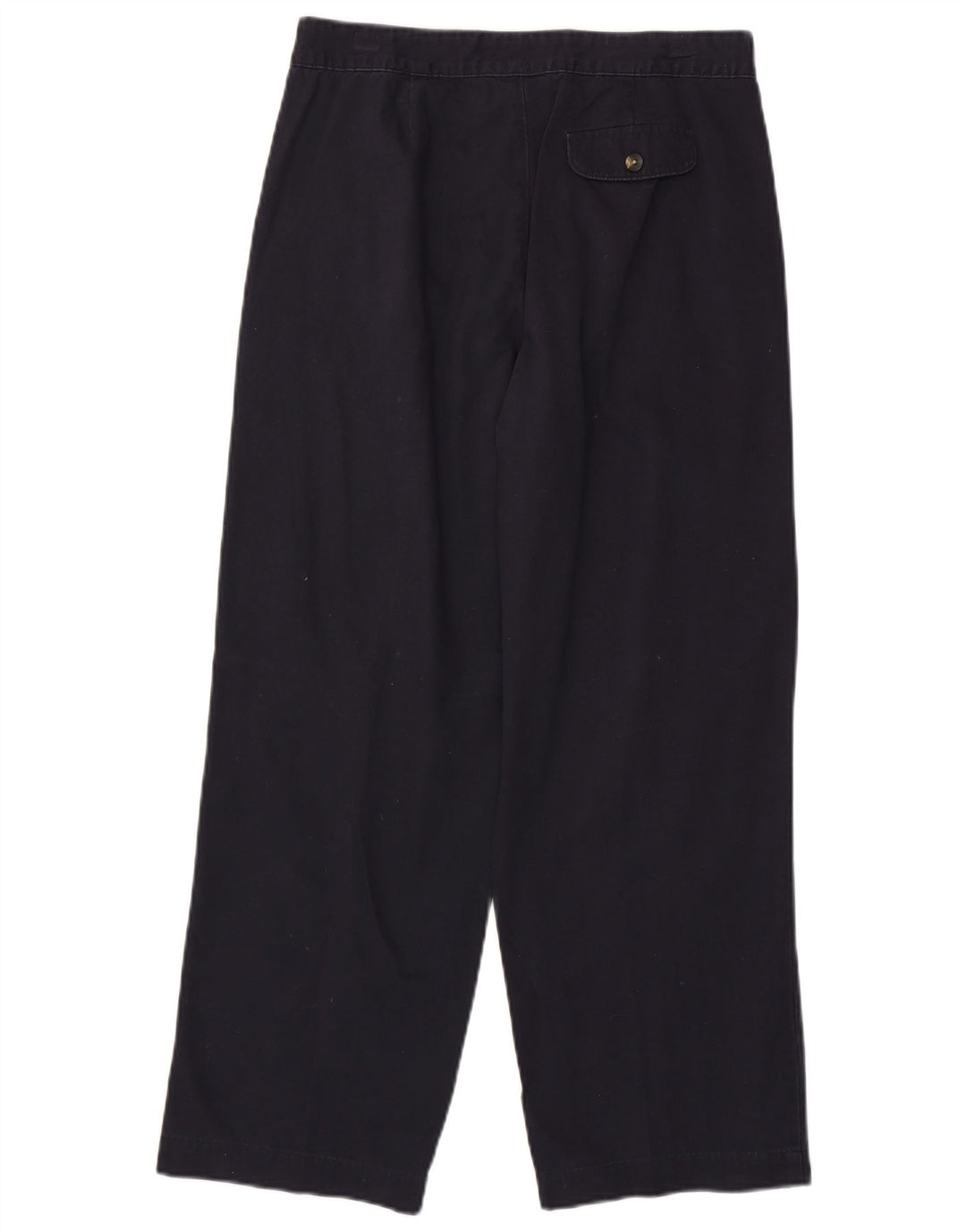 Pantaloni da abito dritti color kaki da donna Lee US 8 Medium W30 L28 Blu Navy