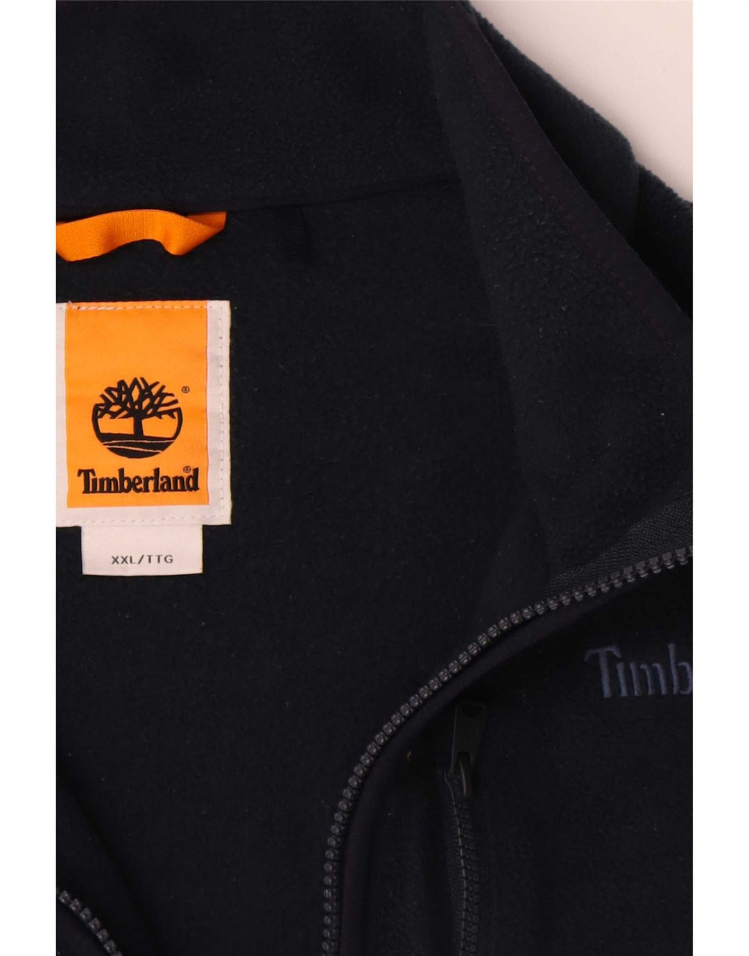 Timberland Herre Liner Fleece Jakke UK 44 2XL Navy Blue Polyester