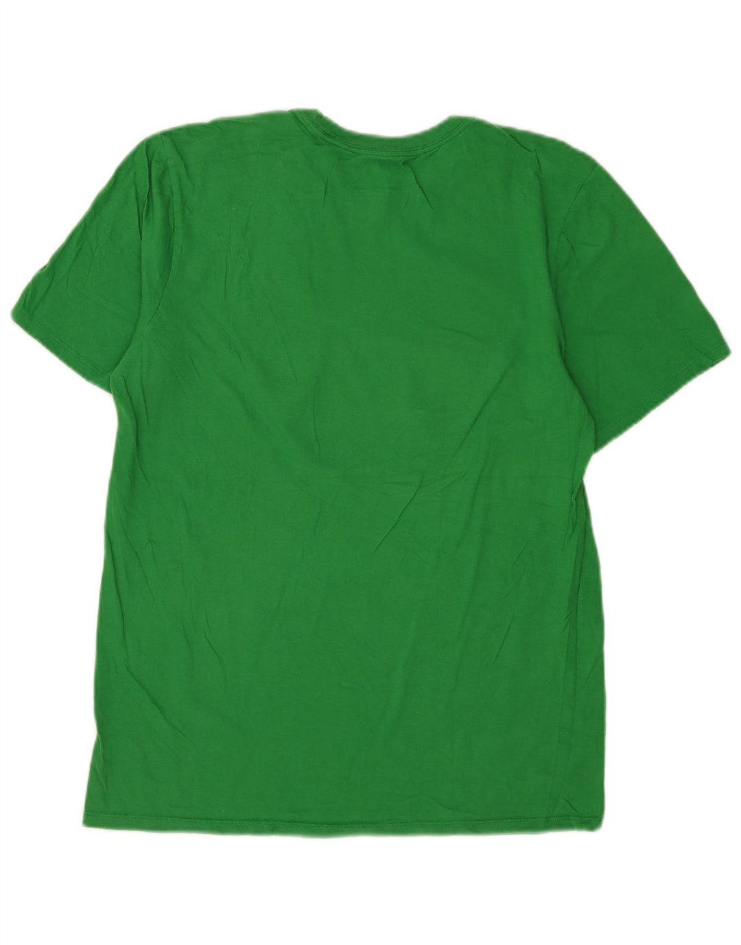 Nike Mens Athletic Cut Graphic T-Shirt Top Medium Green Cotton