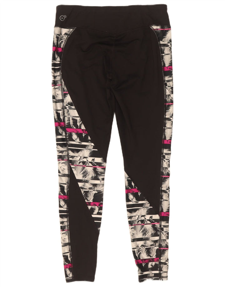 Leggings Puma da donna UK 18 XL neri geometrici