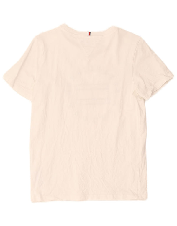 Tommy Hilfiger Boys Graphic T-Shirt Top 15-16 ετών λευκό βαμβακερό