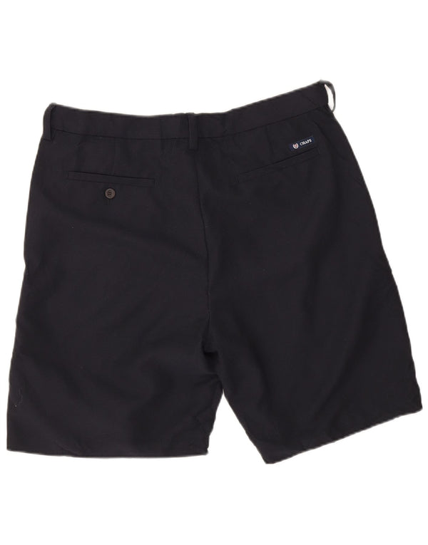 Chaps Herre Chino Shorts W34 Large Sort Polyester