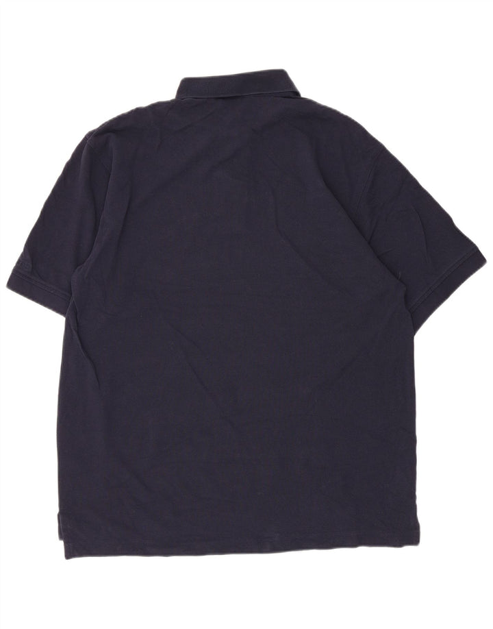 IZOD Herren-Poloshirt, mittelgroß, marineblau, Baumwolle