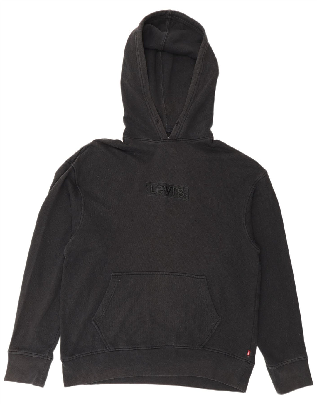 Levi's Herren-Kapuzenpullover mit Grafik, mittelschwarz, Baumwolle