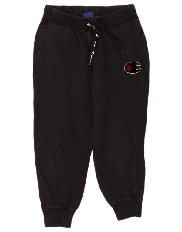 Champion Pantalon de survêtement graphique pour femme Joggers UK 12 Medium Noir