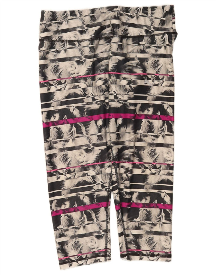 Puma Womens Abstract Pattern Capri Leggings UK 14 Large Mehrfarbig